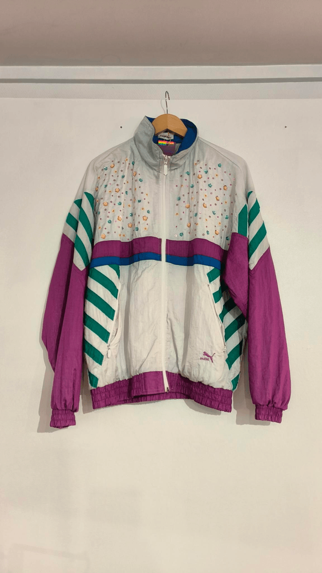 Veste jogging blnache - La Petite Eugenes 