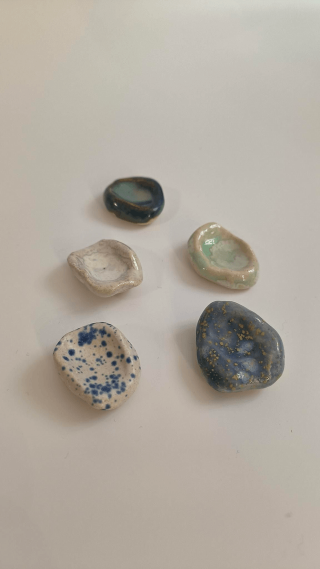 Worry stone / pierre d'apaisement - Fauve