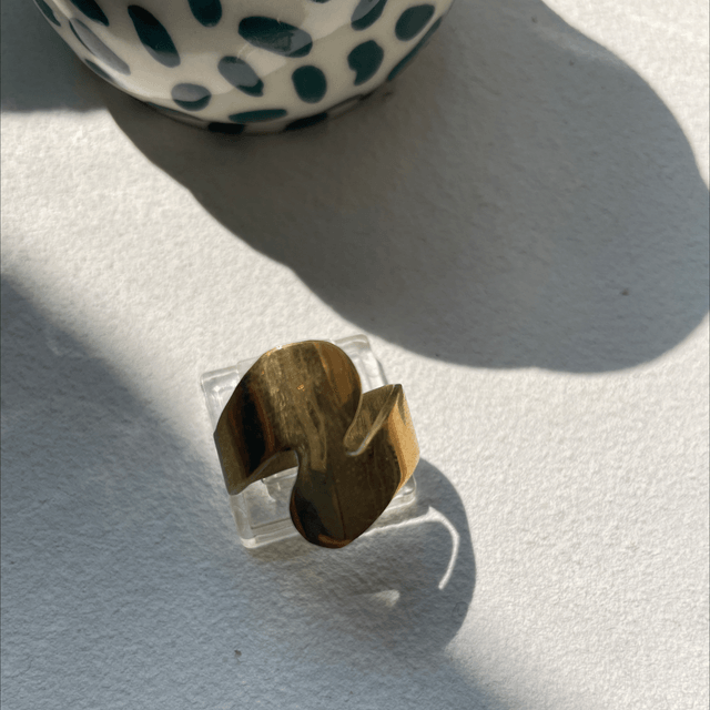 Bague dorée - Lise 