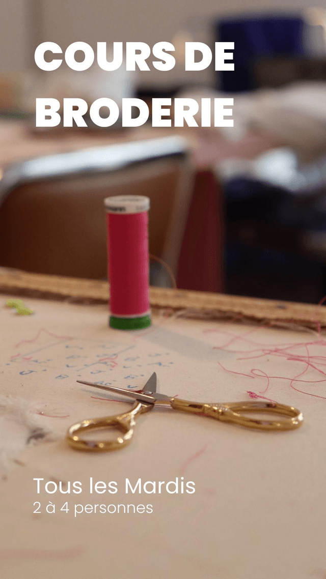 Les abonnements aux cours de broderie 
