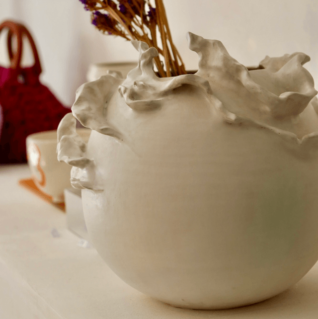 Vase Écume Fauve 