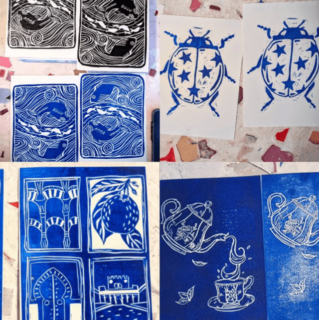 DIM.5 Octobre 11h-13h30 Atelier Linogravure 