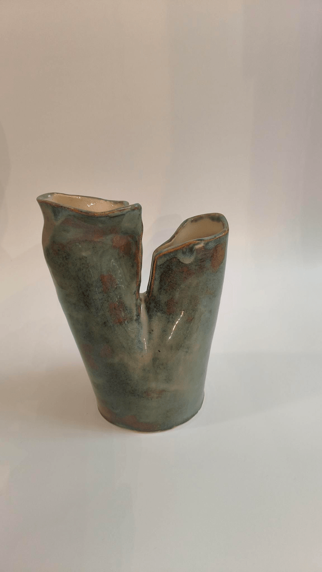 Vase double - Fauve