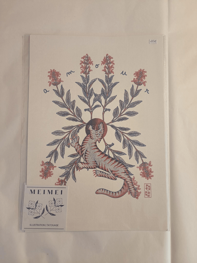 A4 tigre et sauge