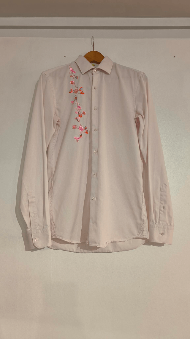 Chemise branche rose - La Petite Eugènes