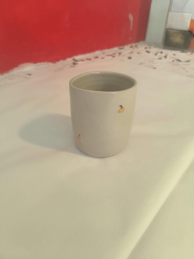 Tasse sans anse 3D citrouilles 