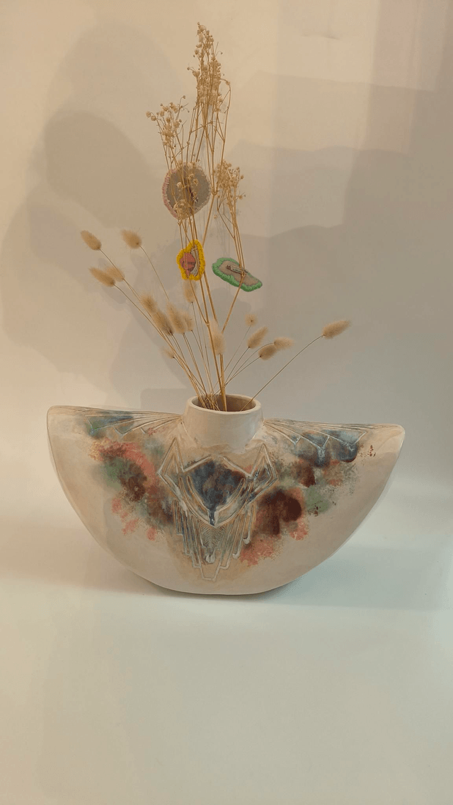 Vase buste - Fauve