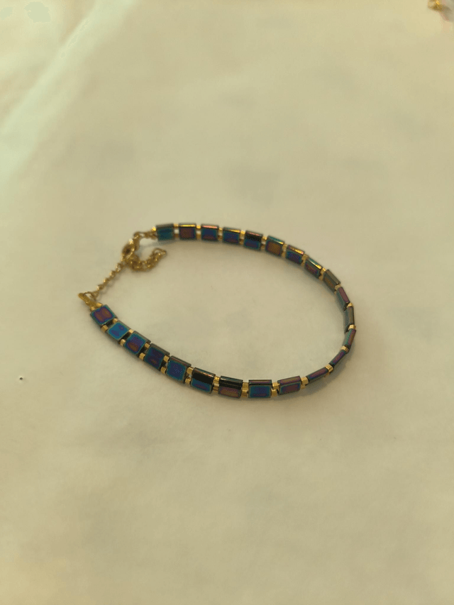 Bracelet perle Bleu 