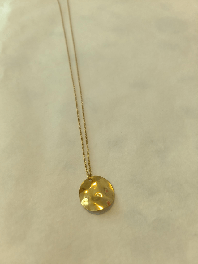 Collier rond martelé 