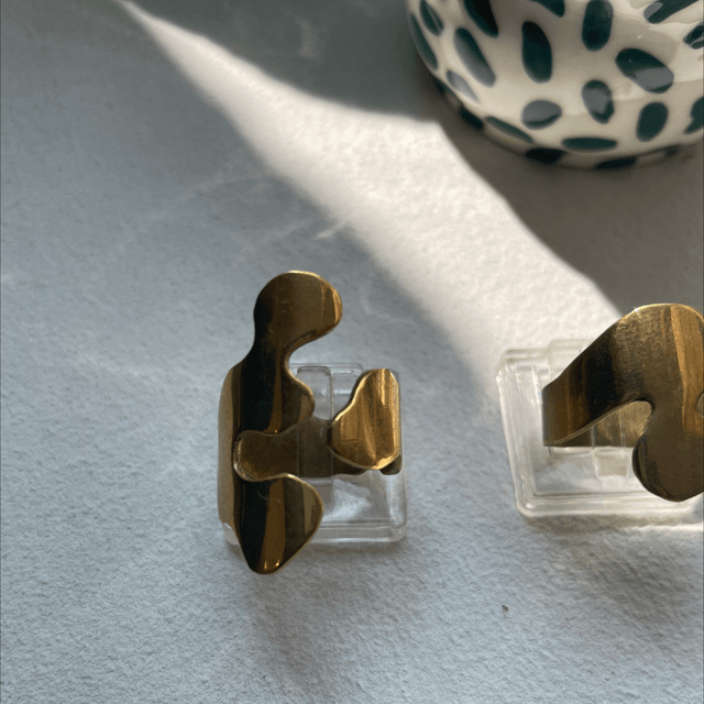 Bague dorée - Lise 
