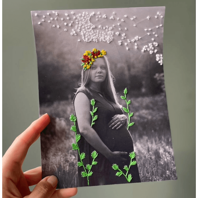 MAR 07 Octobre 18H-20H• Atelier broderie sur photo 