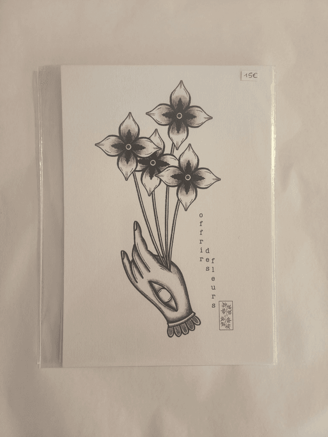 A5 offrir des fleurs 