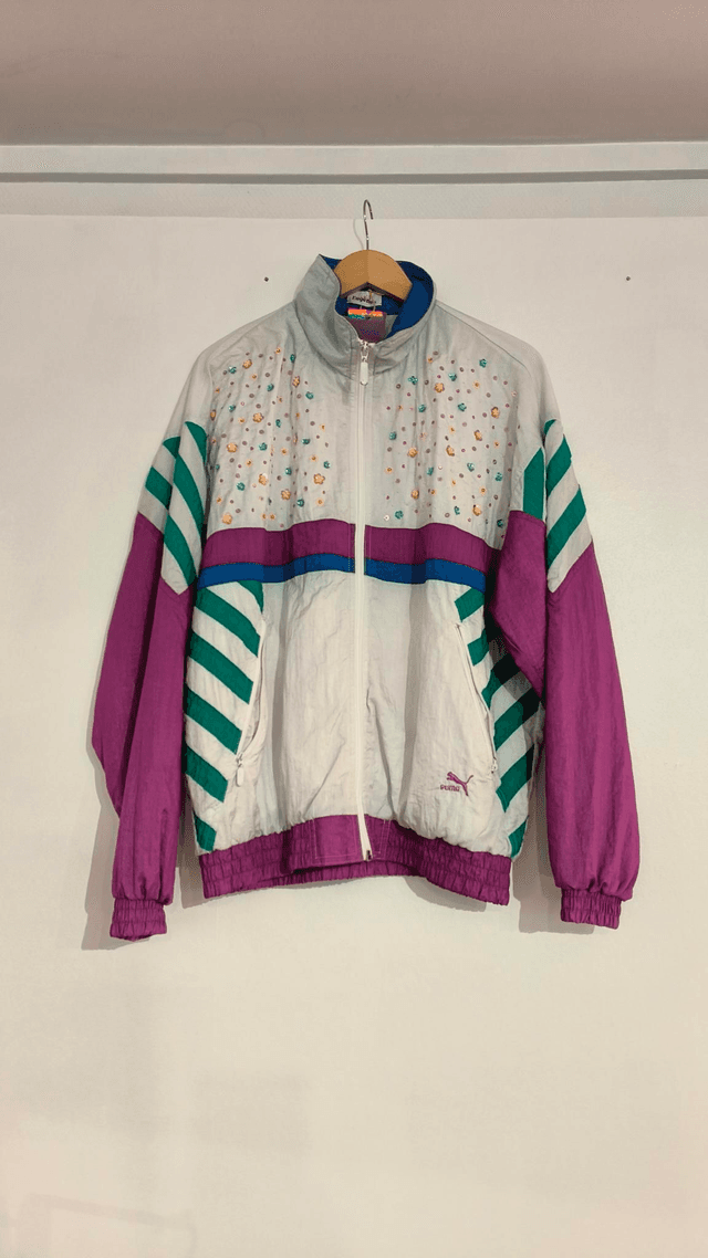 Veste jogging blnache - La Petite Eugenes 