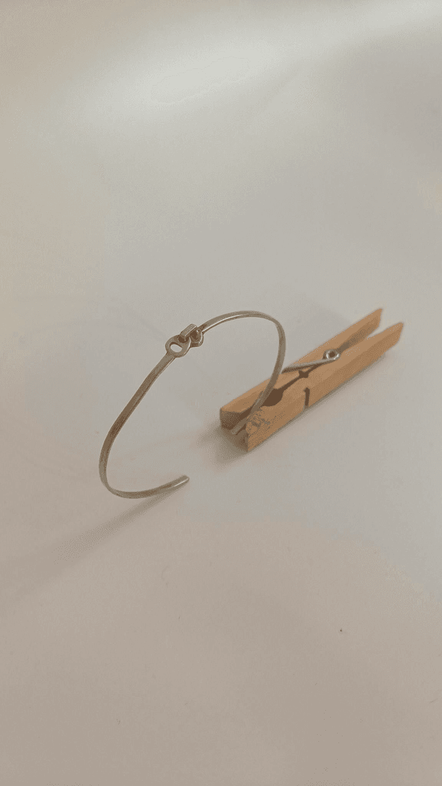 Bracelet zip argent - Charlotte Lavergne 
