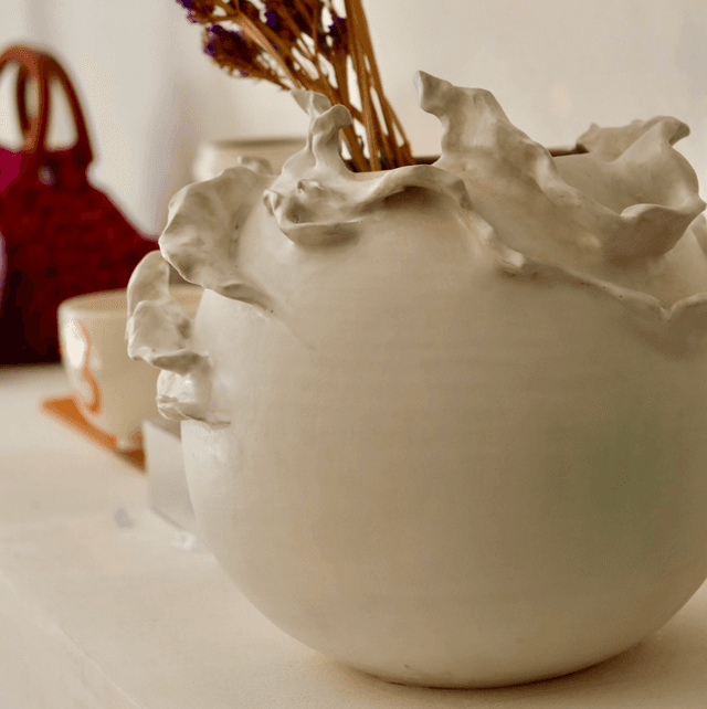 Vase Écume Fauve 