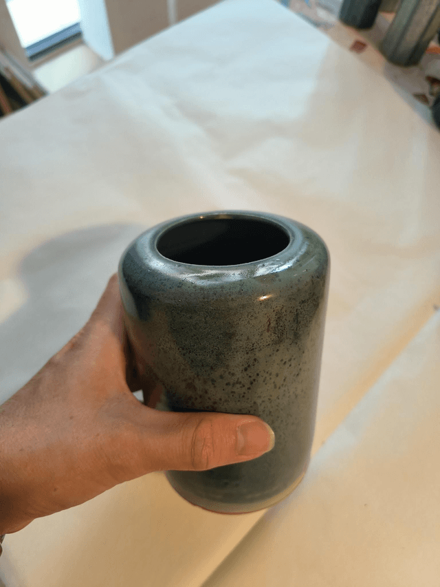 Grand vase rond