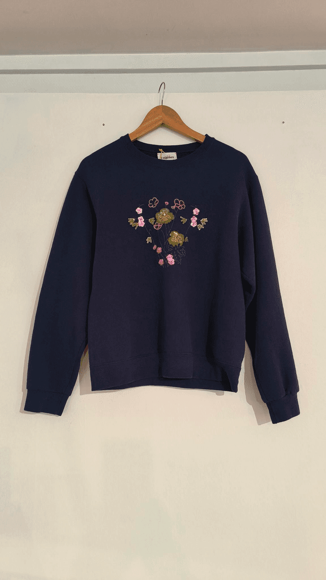 Sweat bouton d&#039;or - La Petite Eugenes 