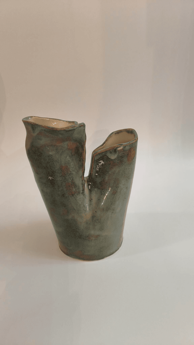 Vase double - Fauve
