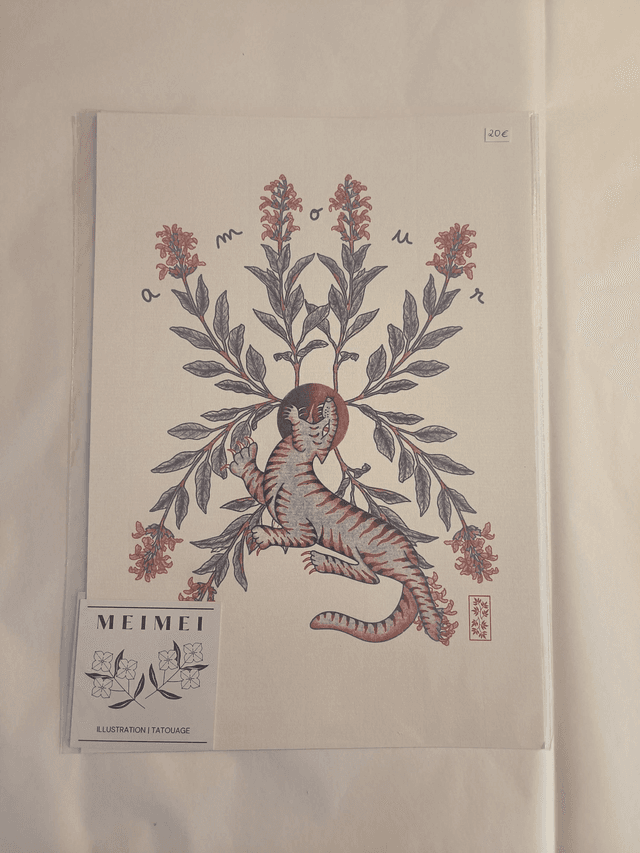 A4 tigre et sauge