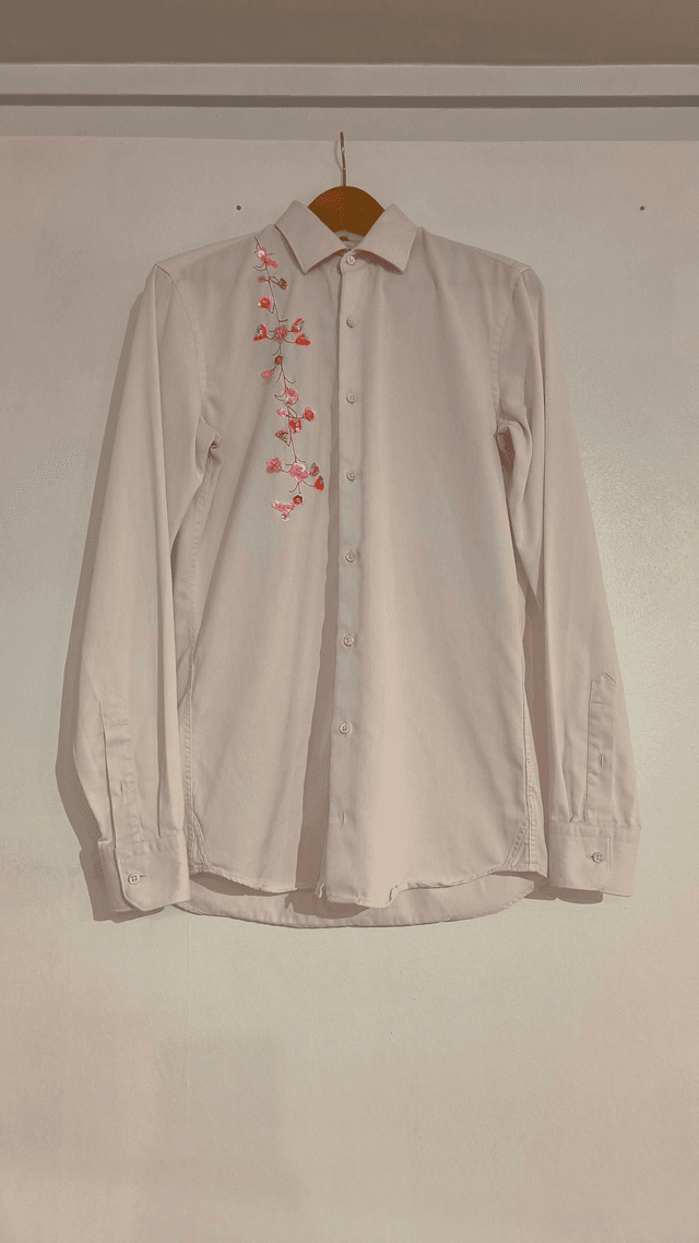 Chemise branche rose - La Petite Eugènes