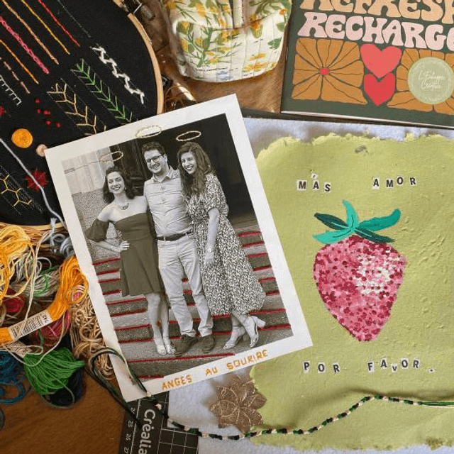 MER.13 août 18H-20H• Atelier broderie sur photo
