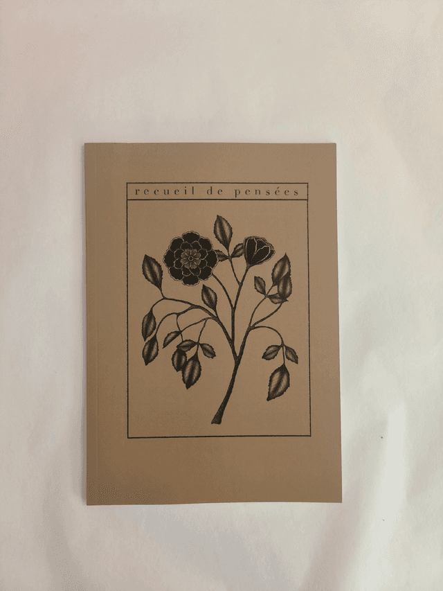 Carnet recueil de pensées - mei mei