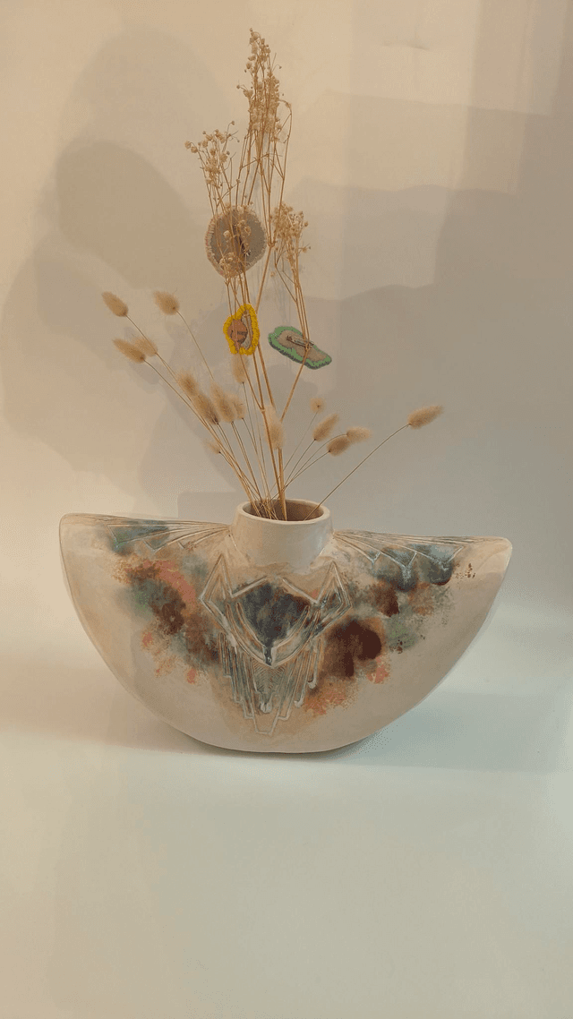 Vase buste - Fauve