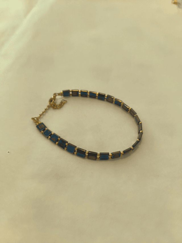 Bracelet perle Bleu 